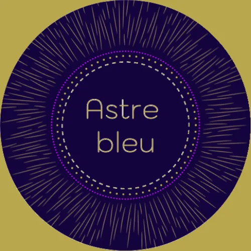 Astre bleu design